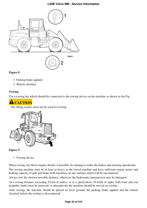 Volvo L50B BM Wheel Loader Repair Service Manual - Image 5