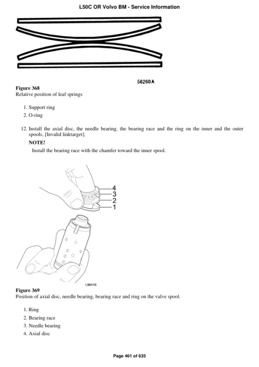 Volvo L50C OR BM Wheel Loader Repair Service Manual - Image 4