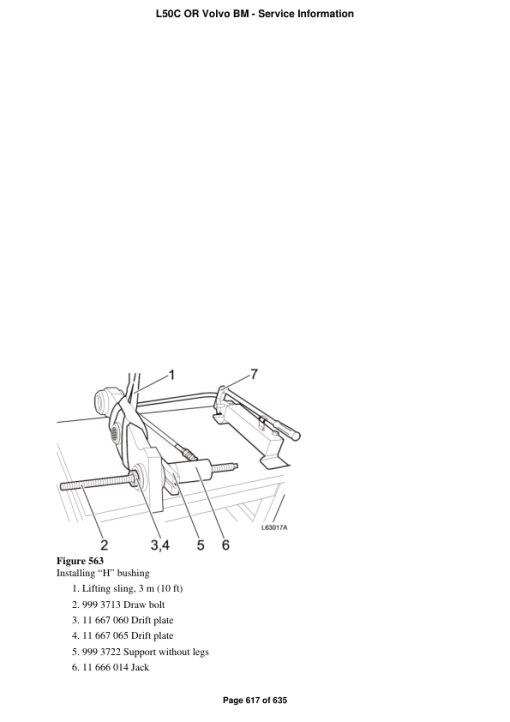 Volvo L50C OR BM Wheel Loader Repair Service Manual - Image 5