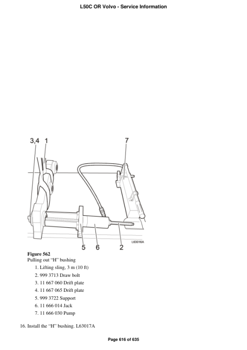 Volvo L50C OR Wheel Loader Repair Service Manual - Image 5