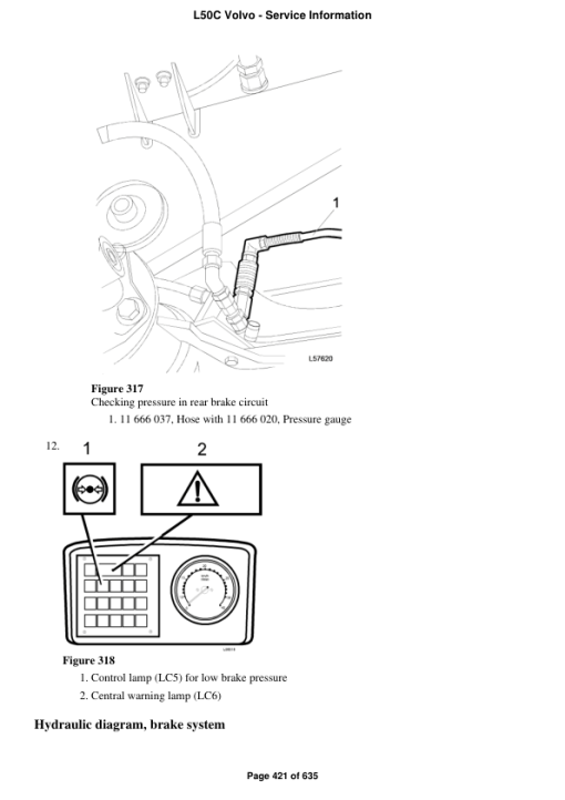 Volvo L50C Wheel Loader Repair Service Manual - Image 3