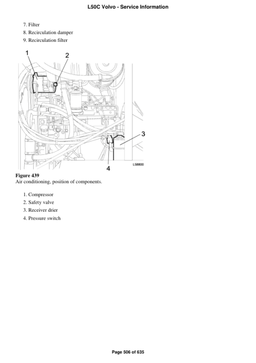 Volvo L50C Wheel Loader Repair Service Manual - Image 4