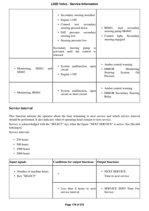 Volvo L50D Wheel Loader Repair Service Manual - Image 2