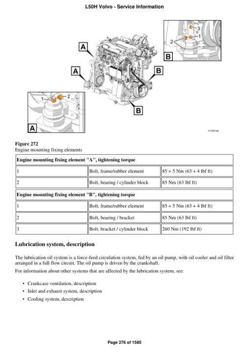 Volvo L50H Compact Wheel Loader Repair Service Manual - Image 4