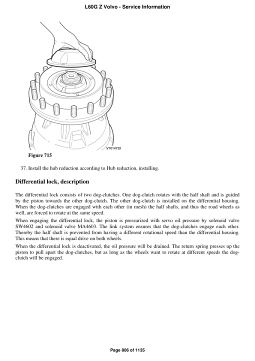 Volvo L60G Z Wheel Loader Repair Service Manual - Image 4