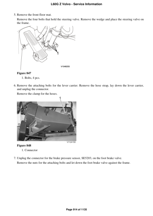 Volvo L60G Z Wheel Loader Repair Service Manual - Image 5