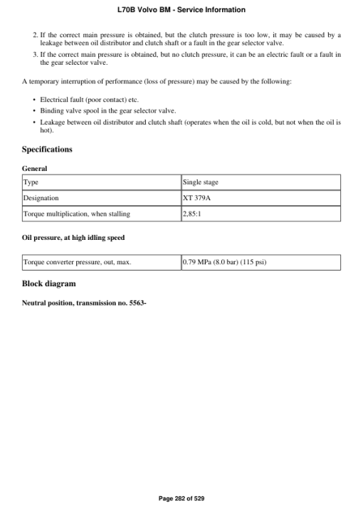 Volvo L70B BM Wheel Loader Repair Service Manual - Image 2