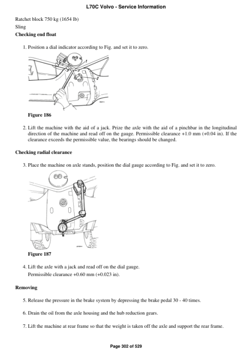 Volvo L70C Wheel Loader Repair Service Manual - Image 2