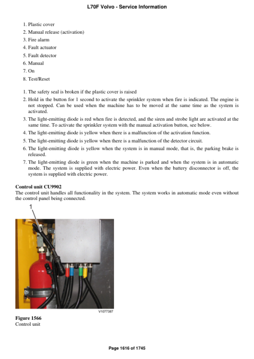 Volvo L70F Wheel Loader Repair Service Manual - Image 3