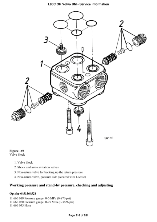 Volvo L90C OR BM Wheel Loader Repair Service Manual - Image 3