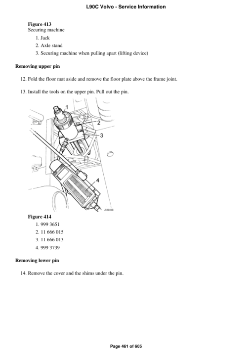 Volvo L90C Wheel Loader Repair Service Manual - Image 4