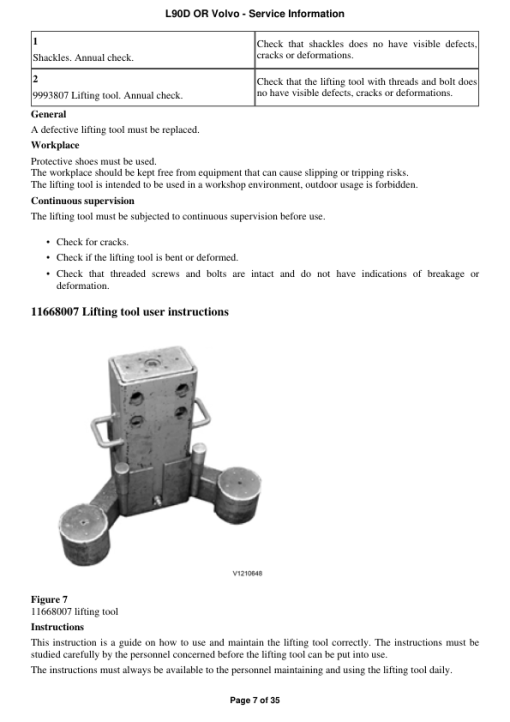 Volvo L90D OR Wheel Loader Repair Service Manual - Image 2