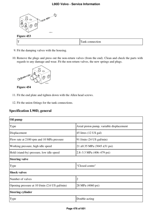 Volvo L90D Wheel Loader Repair Service Manual - Image 4