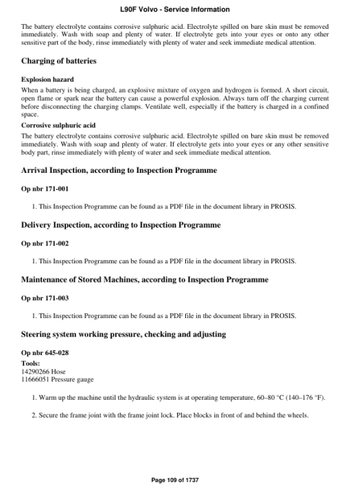 Volvo L90F Wheel Loader Repair Service Manual - Image 3