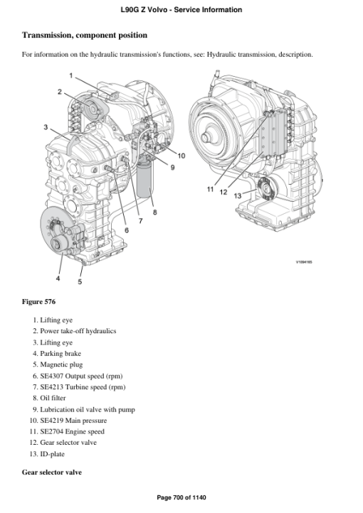 Volvo L90G Z Wheel Loader Repair Service Manual - Image 5