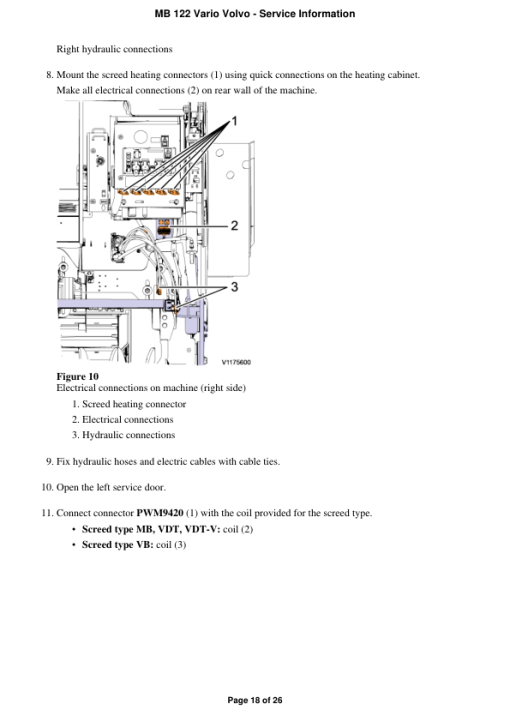 Volvo MB 122 Vario Screeds Repair Service Manual - Image 3