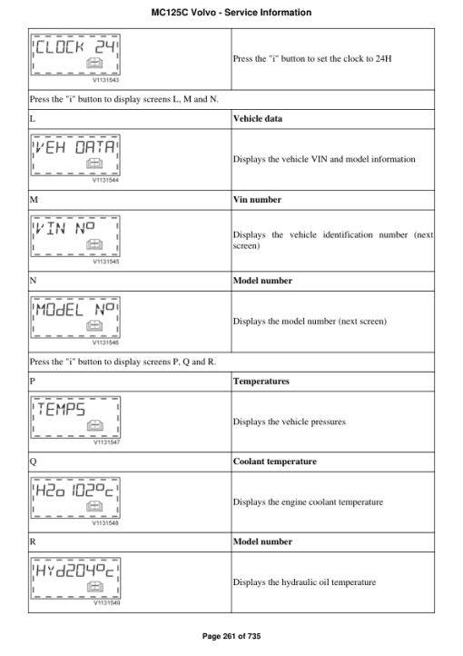 Volvo MC125C Skid Steer Loader Repair Service Manual - Image 2