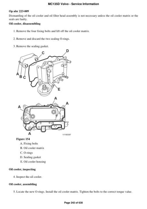 Volvo MC135D Skid Steer Loader Repair Service Manual - Image 2