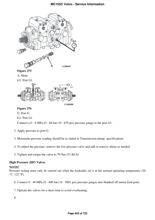 Volvo MC155C Skid Steer Loader Repair Service Manual - Image 3