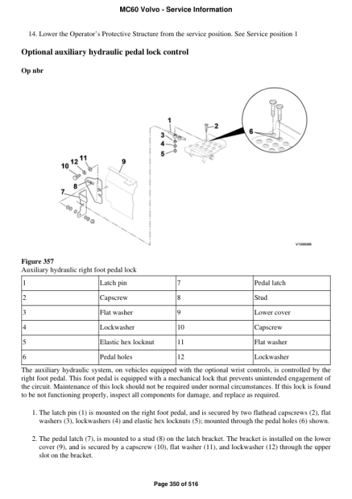 Volvo MC60 Skid Steer Loader Repair Service Manual - Image 3