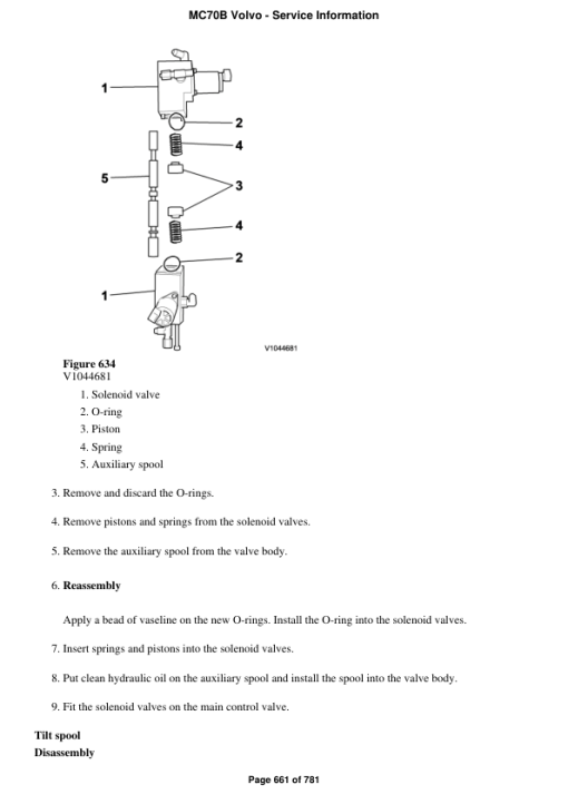 Volvo MC70B Skid Steer Loader Repair Service Manual - Image 4