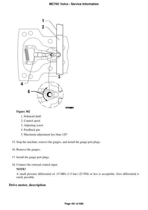 Volvo MC70C Skid Steer Loader Repair Service Manual - Image 3