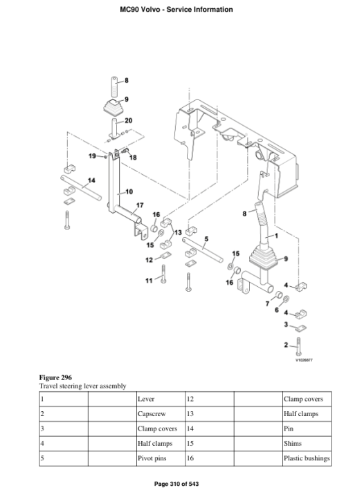 Volvo MC90 Skid Steer Loader Repair Service Manual - Image 2