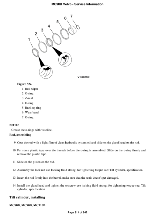 Volvo MC90B Skid Steer Loader Repair Service Manual - Image 3