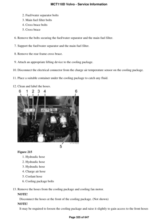 Volvo MCT110D Skid Steer Loader Repair Service Manual - Image 3