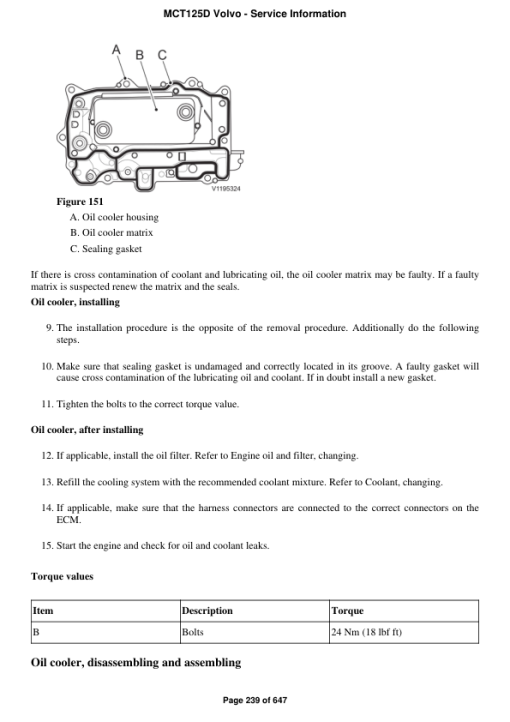 Volvo MCT125D Skid Steer Loader Repair Service Manual - Image 2