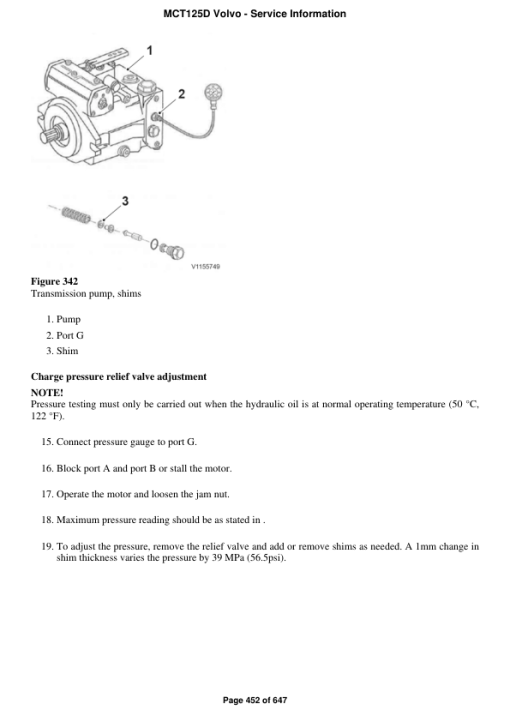 Volvo MCT125D Skid Steer Loader Repair Service Manual - Image 3