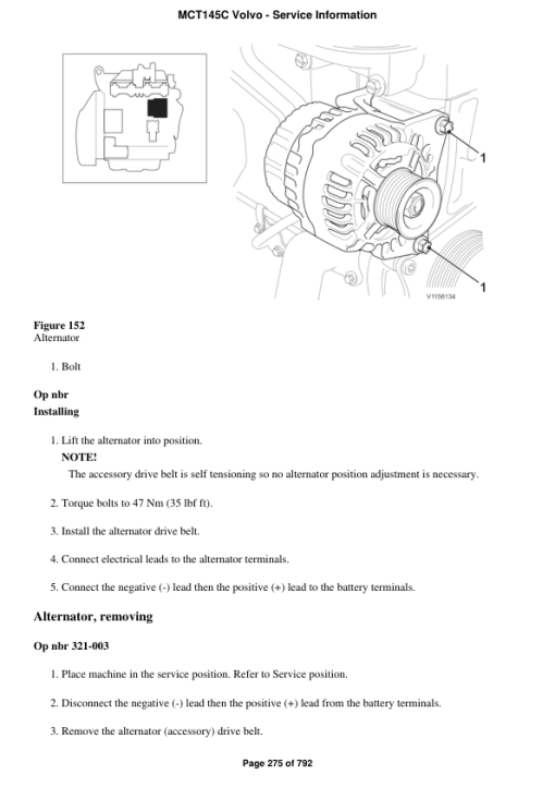 Volvo MCT145C Skid Steer Loader Repair Service Manual - Image 2