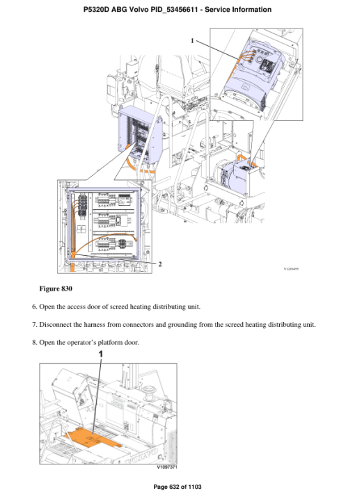 Volvo P5320D ABG Pavers Repair Service Manual - Image 4