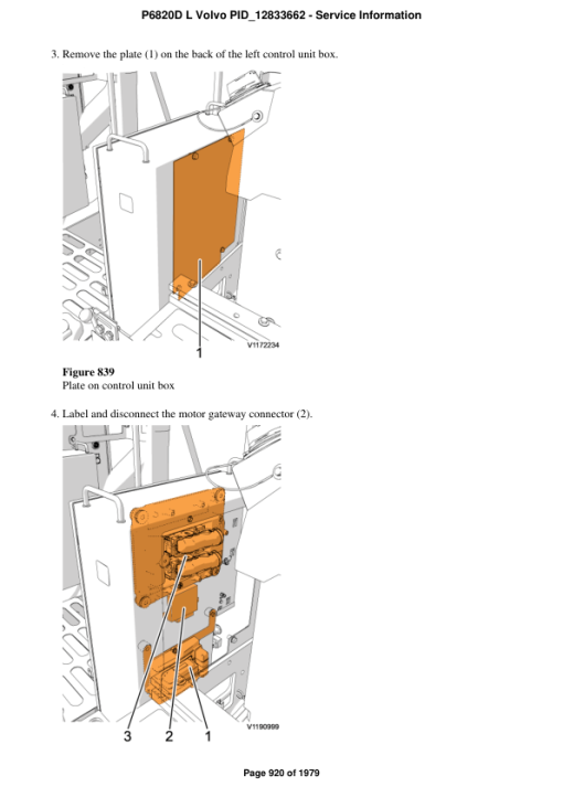 Volvo P6820D L Pavers Repair Service Manual - Image 5