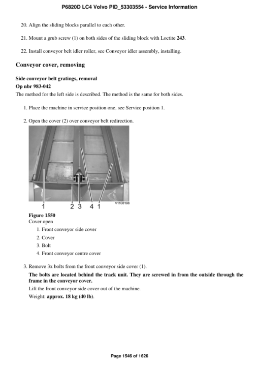 Volvo P6820D LC4 Pavers Repair Service Manual - Image 2