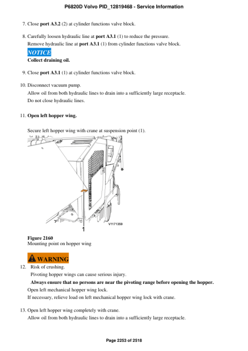 Volvo P6820D Pavers Repair Service Manual - Image 4