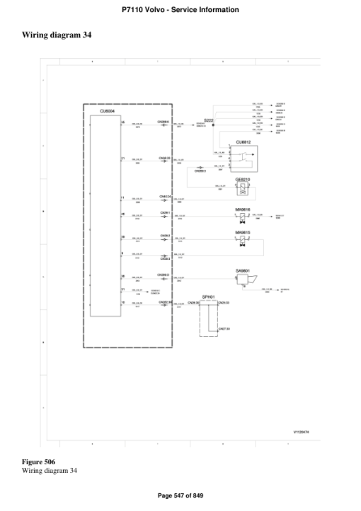 Volvo P7110 Pavers Repair Service Manual - Image 3