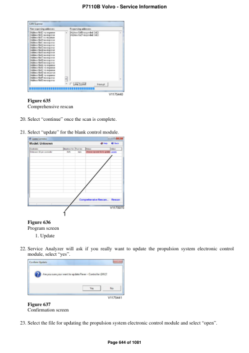 Volvo P7110B Pavers Repair Service Manual - Image 4