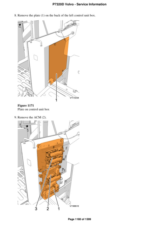 Volvo P7320D Pavers Repair Service Manual - Image 2