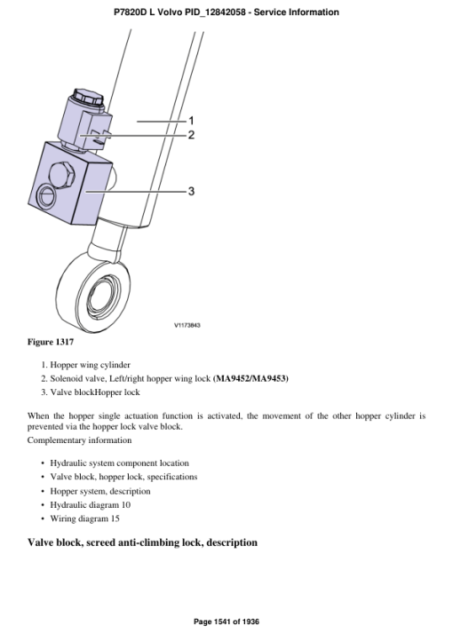 Volvo P7820D L Pavers Repair Service Manual - Image 4