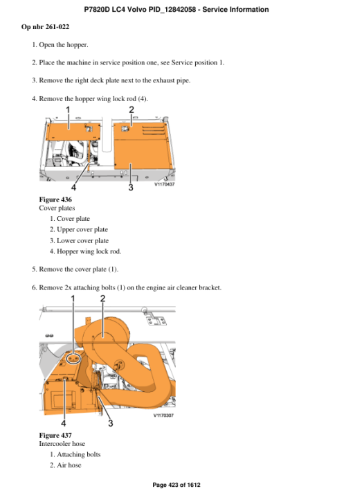 Volvo P7820D LC4 Pavers Repair Service Manual - Image 4