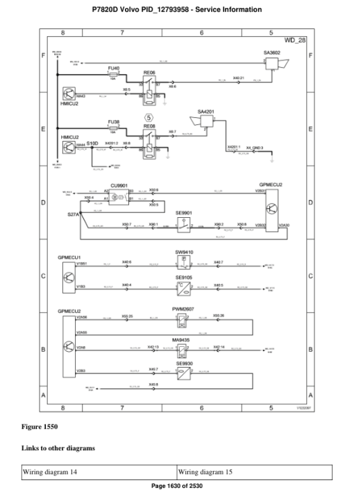 Volvo P7820D Pavers Repair Service Manual - Image 3