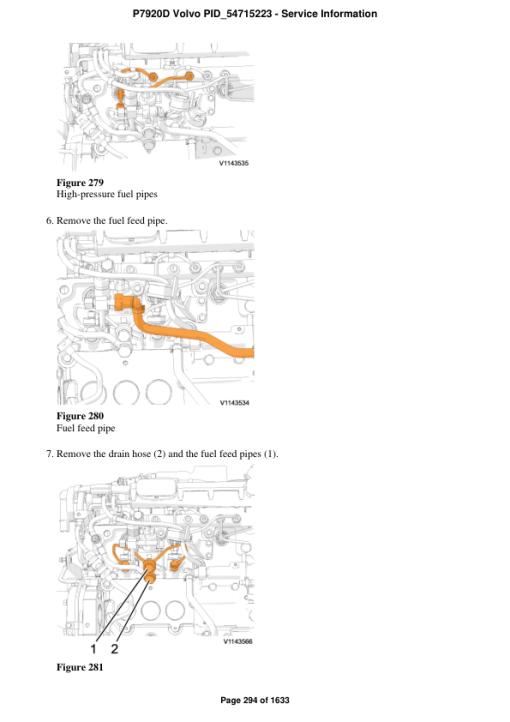 Volvo P7920D Pavers Repair Service Manual - Image 4