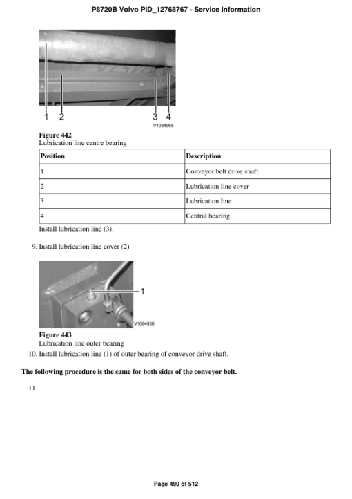 Volvo P8720B Pavers Repair Service Manual - Image 4