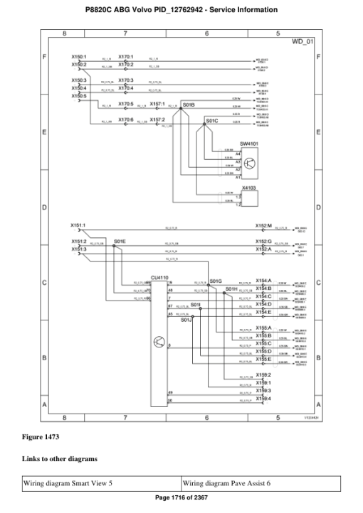 Volvo P8820C ABG Pavers Repair Service Manual - Image 2