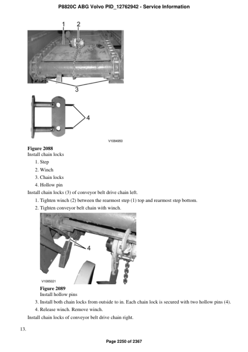 Volvo P8820C ABG Pavers Repair Service Manual - Image 3