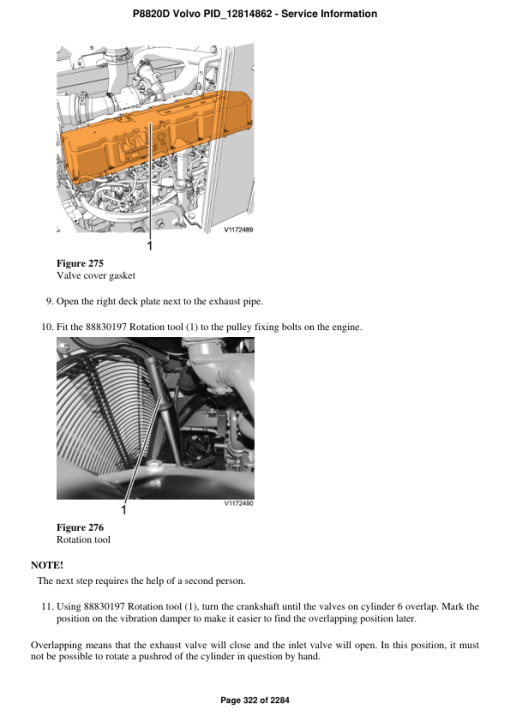 Volvo P8820D Pavers Repair Service Manual - Image 5