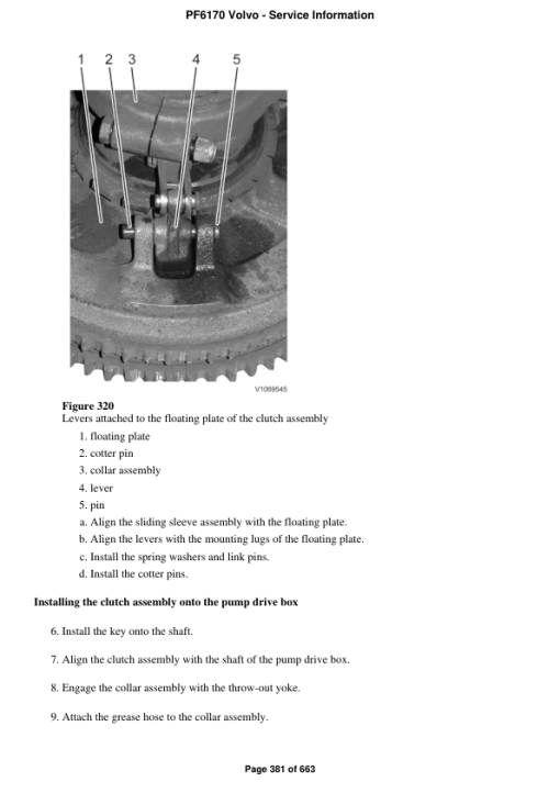 Volvo PF6170 Pipelayer Repair Service Manual - Image 2