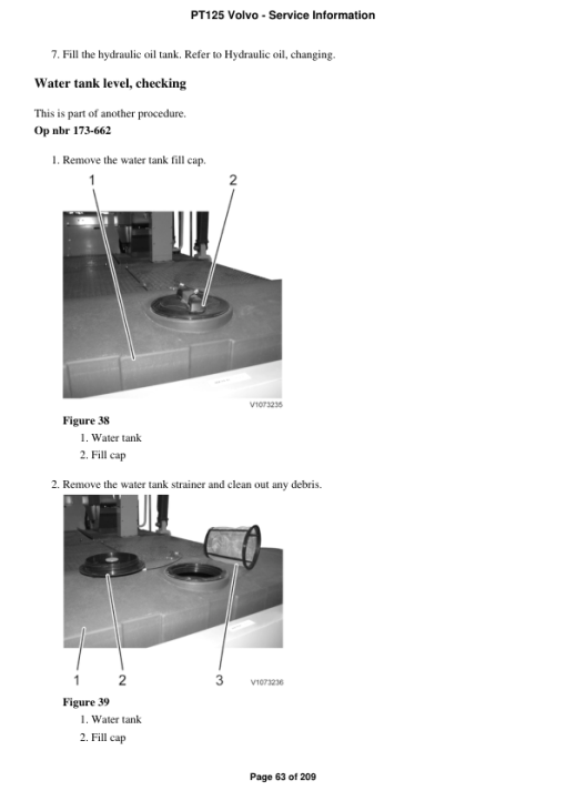 Volvo PT125 Asphalt Compactors Repair Service Manual - Image 5