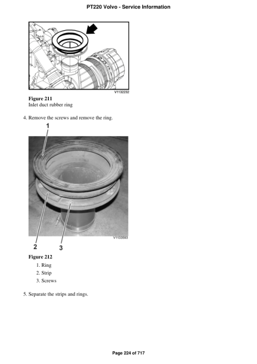 Volvo PT220 Asphalt Compactors Repair Service Manual - Image 2